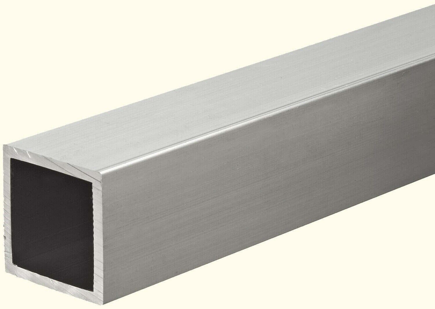 Aluminum Square Tube 7/8 In x 72 In Long 1/16″ Alloy 6063 Wall Tubing Stock NEW