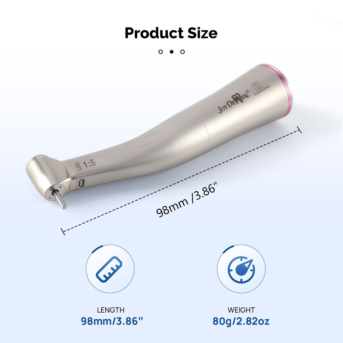 USA Dental 1:5 Increasing Electric LED Contra Angle Handpiece Mini Head 4 Spray