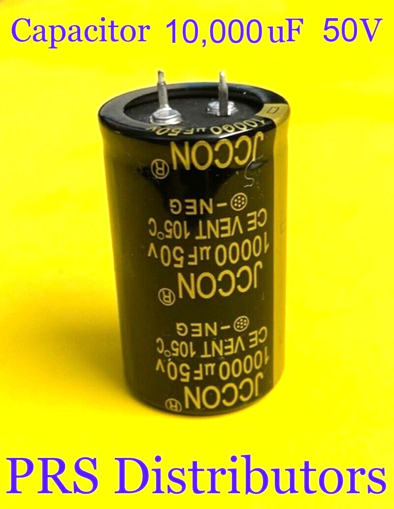 10000uF 50V 30x50mm 105C Electrolyte Capacitor JCCON CE VENT 105 C° 10000 MF