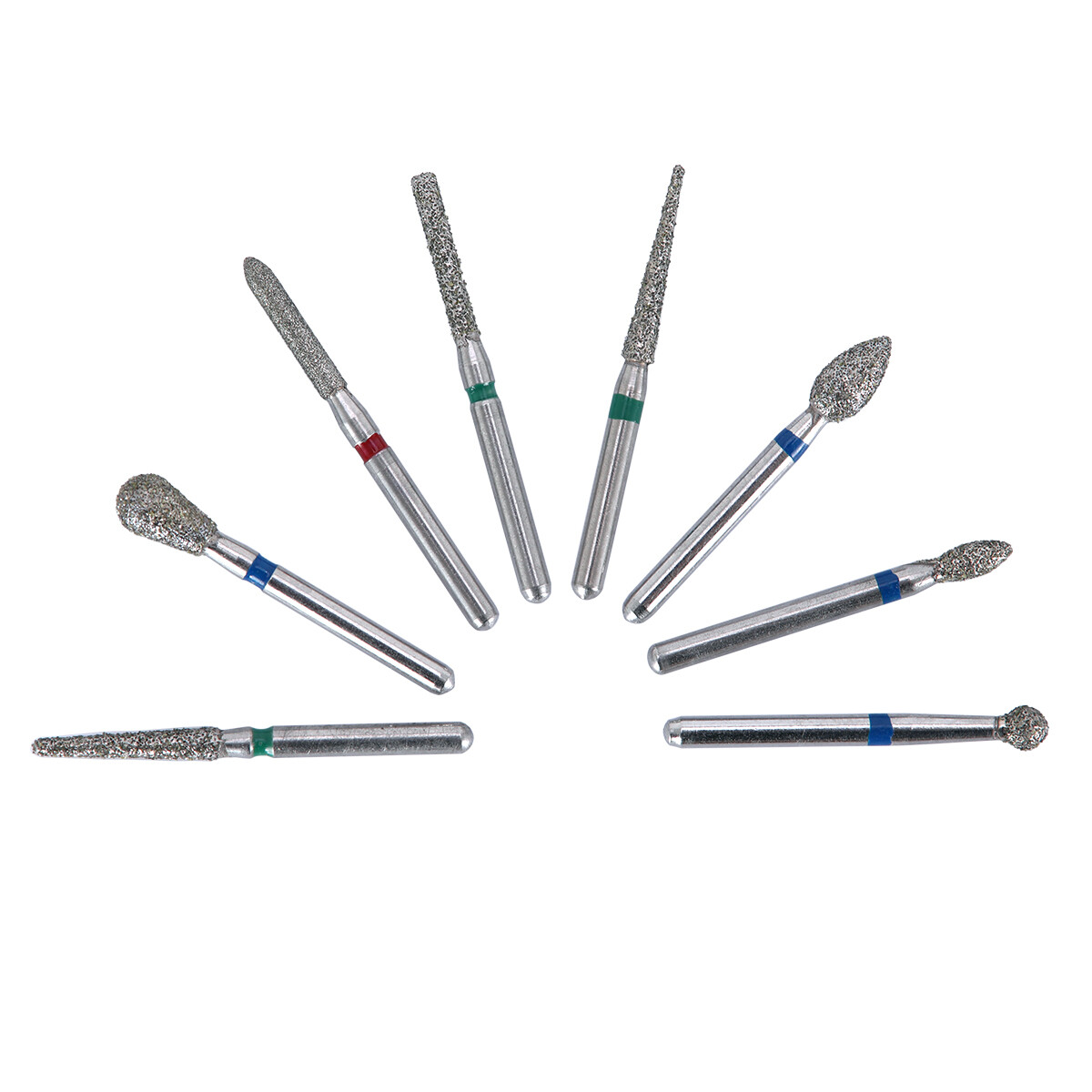 USPS Dental Low Speed 1:1 Contra Angle Push Handpiece /100Pcs Diamond FG Burs