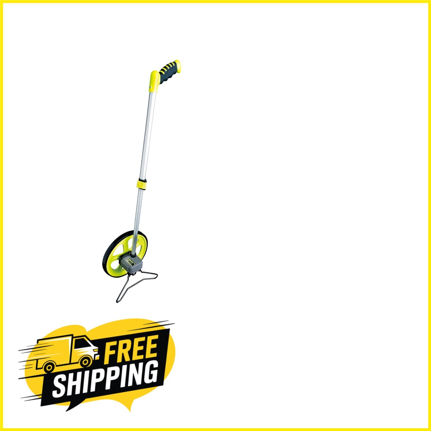 Precision 10-Inch Measuring Wheel with Adjustable Handle for All Applications