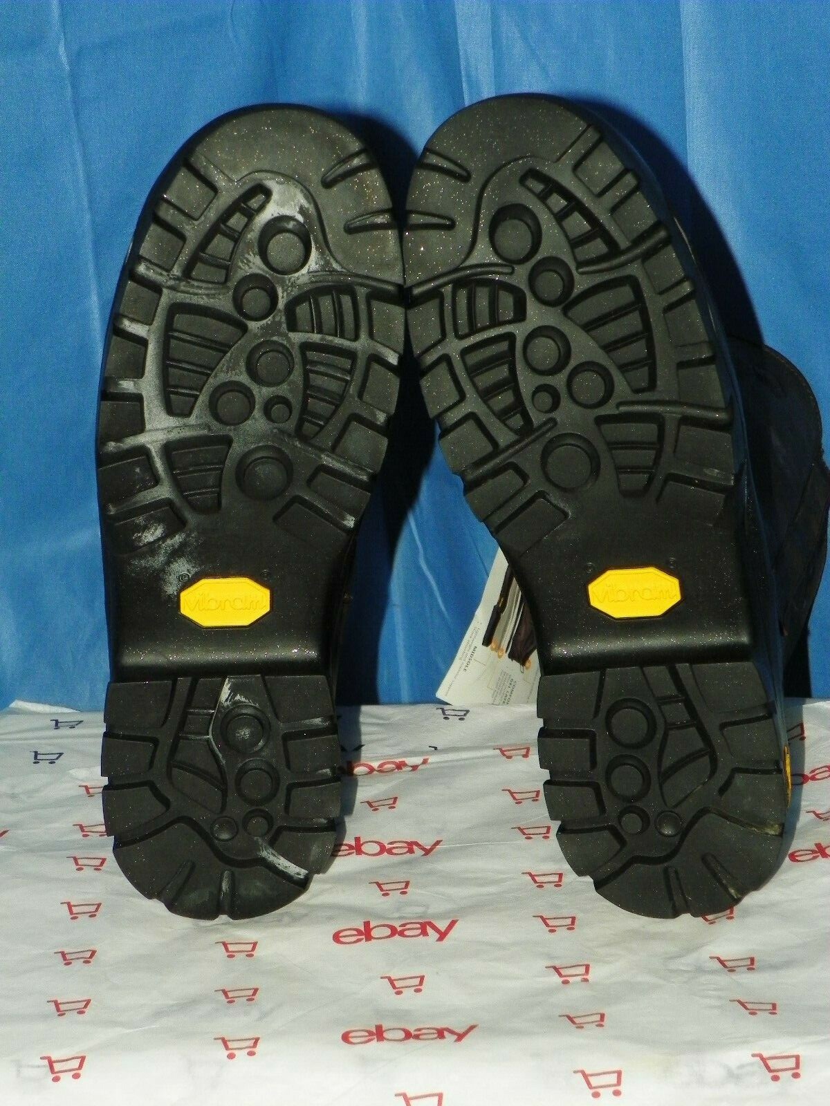 REFRIGIWEAR VIBRAM MEN’S LEATHER STEEL TOE BOOTS SIZE 13 200GRAMS THINSULATE NEW