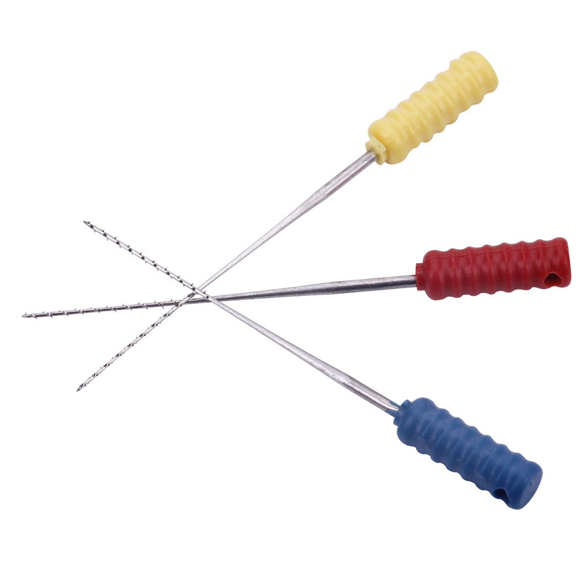 10 Packs Dental Barbed Broaches 25mm Medical Stainless Steel Root Canal Files