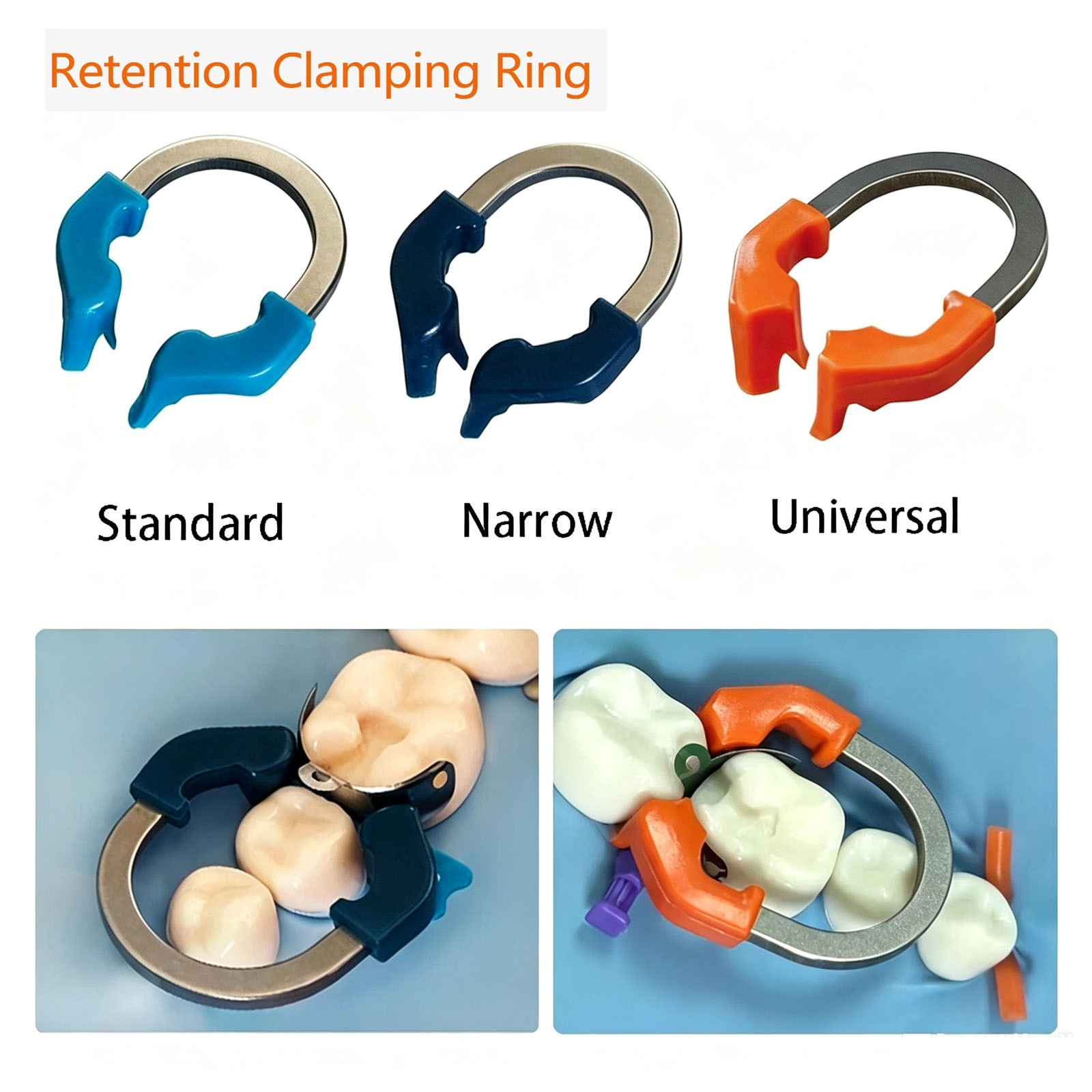 Dental Matrix Bands Ring Sectional Matrice Clamp Fit Garrison Palodent V3 System