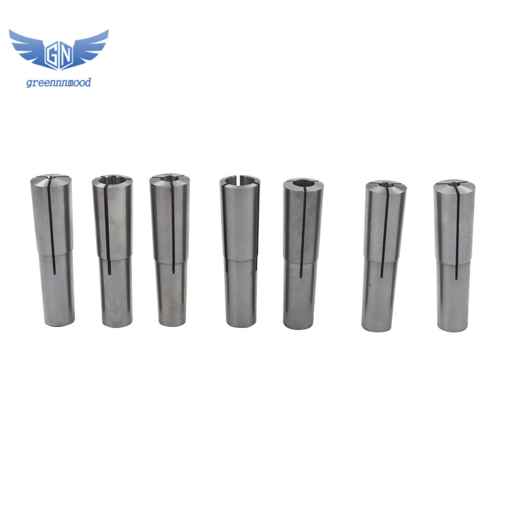 7Pcs 2MT #2 Morse Taper Round Collet Chuck Set 1/8″ -1/2″ MT2 3/16 1/4 3/8