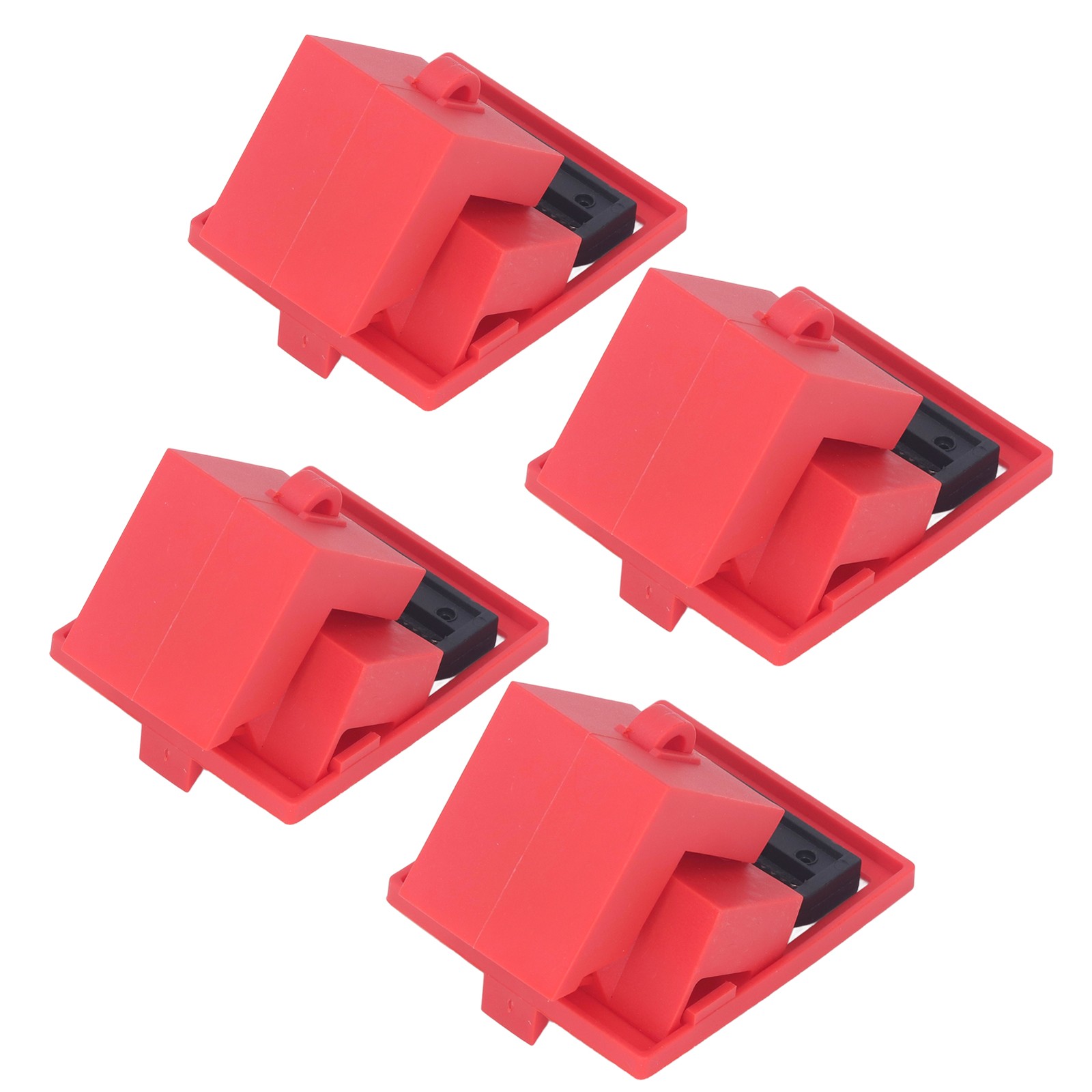 4Pcs Circuit Breaker Lockout Device Set Clamp On Single Pole Breaker Lock 480