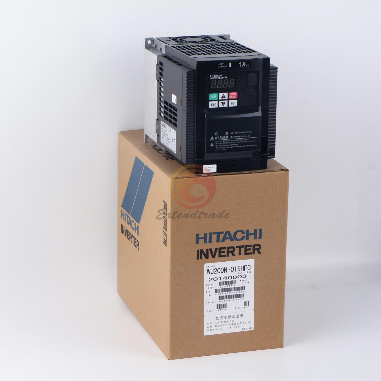 1PC NEW HITACHI INVERTER WJ200N-015HFC 1.5KW