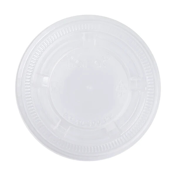 Karat 3.25oz., 4oz. & 5.5oz PP Plastic Portion Cup Lids – 2,500 ct, FP-PL400-PP