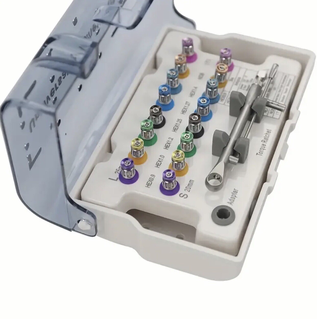 Universal Implant Prosthetic Restoration Kit Drivers Torque Wrench Screwdrivers
