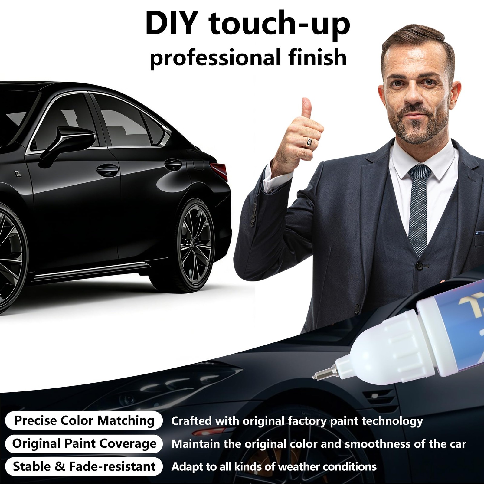 212 Obsidian Car Touch Up Paint Scratch Repair Remover Pen Fits Lexus