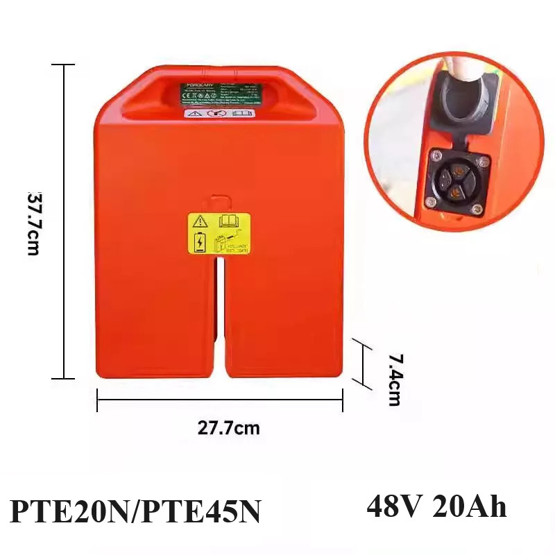 24V/48V 20Ah LiFePO4 Lithium Battery BMS For Noblelift EDGE PTE20N PTE45N PTE33N