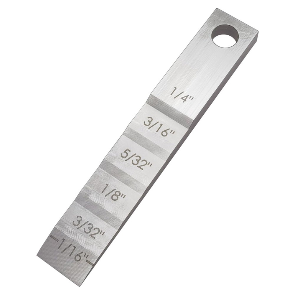 Pipefitter Tools 2130 Small Pipe Spacer Wedge Stepped Guage Step Feeler 9892