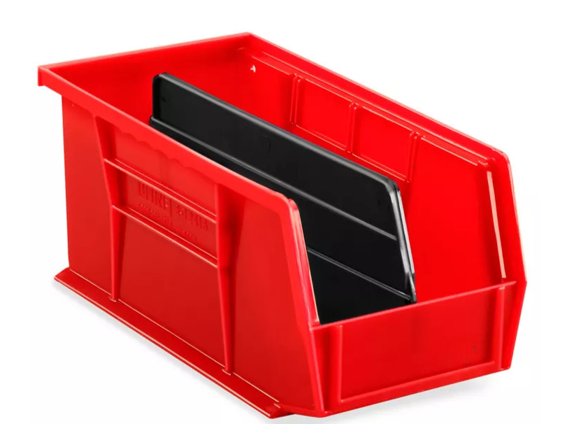 EACH Akro-Mils 30-230 RED Hanging Stacking Bins, 10-7/8″L x 5-1/2″W x 5″H(DR)