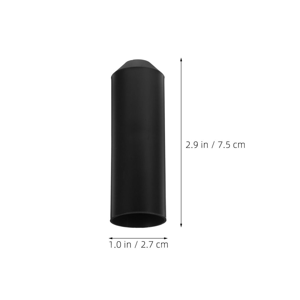 5pcs Heat Shrink End Cap with Spiral Adhesive for 1.5 Inch Rope