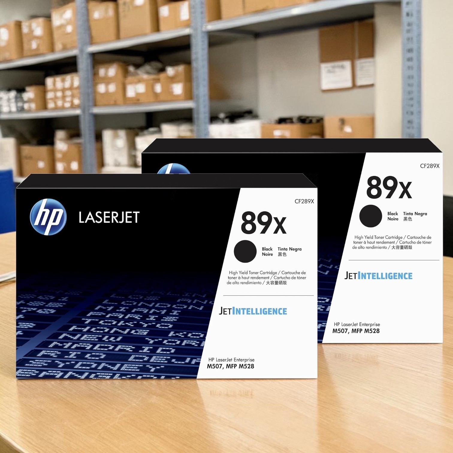 2 Pack HP 89X CF289X Black High Yield Toner Cartridge New Sealed Box