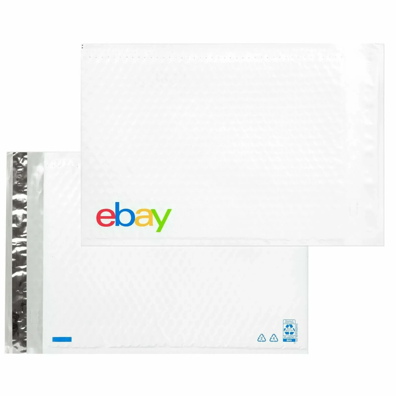 NEW eBay Branded Padded Airjacket Envelope Multi-Color Print 6.5″ x 9.25″ 5 Pack