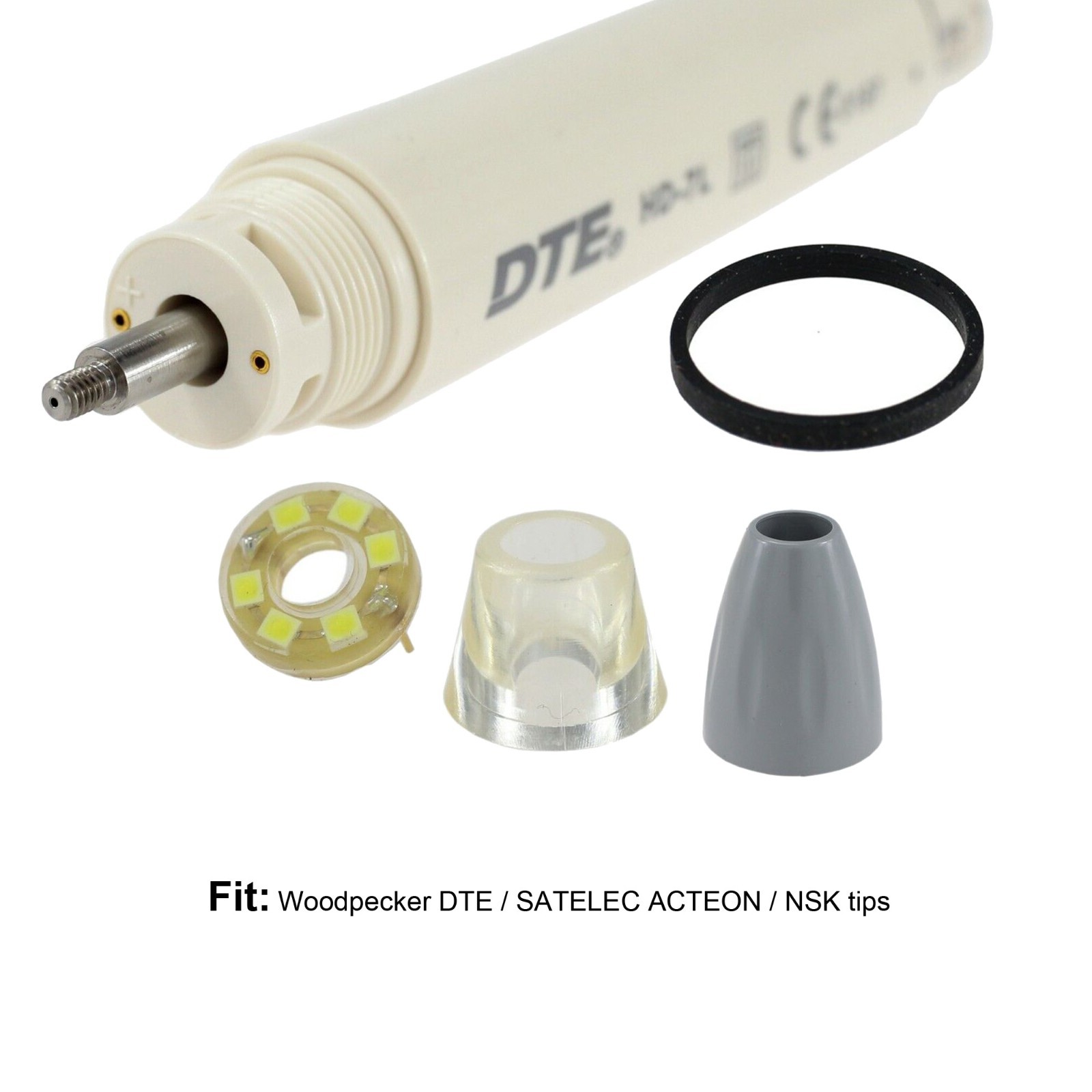 Woodpecker DTE Dental Ultrasonic Scaler Handpiece HW-5L HD-7L Piezo Tips G1 GD1