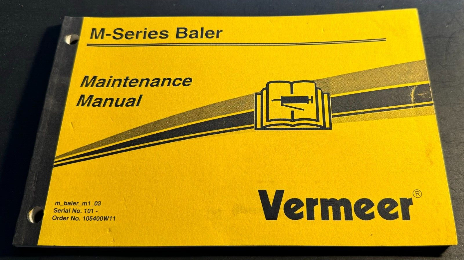2004 VERMEER M SERIES BALER OPERATORS MANUAL P/N 105400W11 (918)