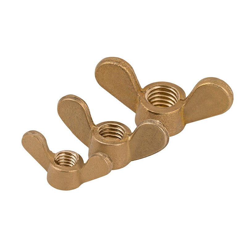3MM 4MM 5MM 6MM 8MM 10MM 12MM Solid Brass Wing Nut Wingnut Butterfly Thumb Nuts