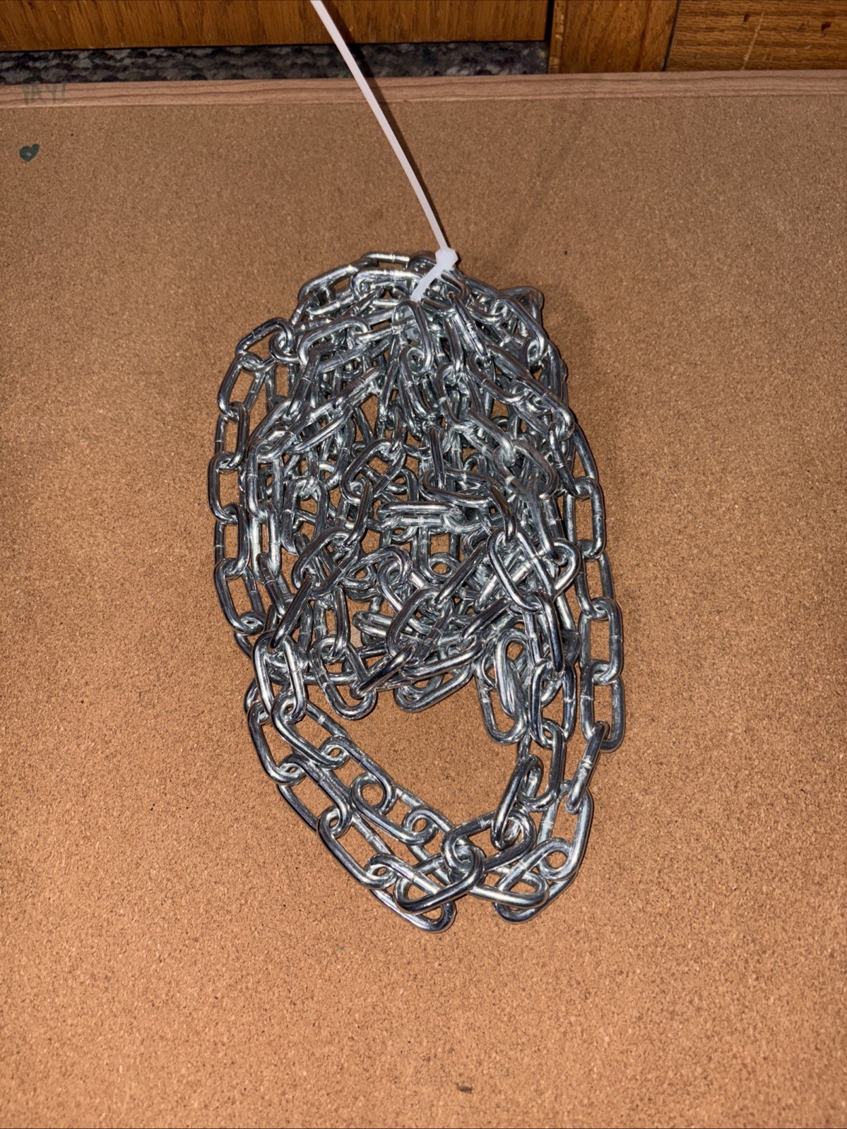 Coil Chain 15 Ft 15’ 5mm 3/16” 1100 lbs Rating – No Hooks – Q235 Steel