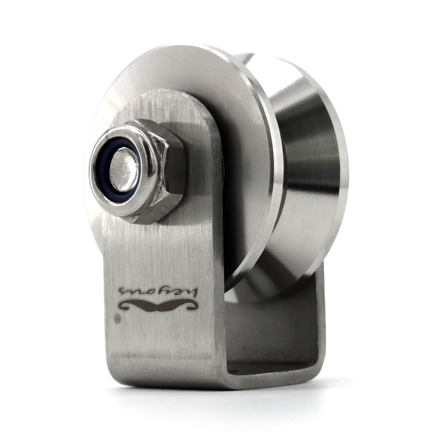 V Groove U Groove Stainless Steel Lifting Pulley Silent Pulley 800lb Silver Tone