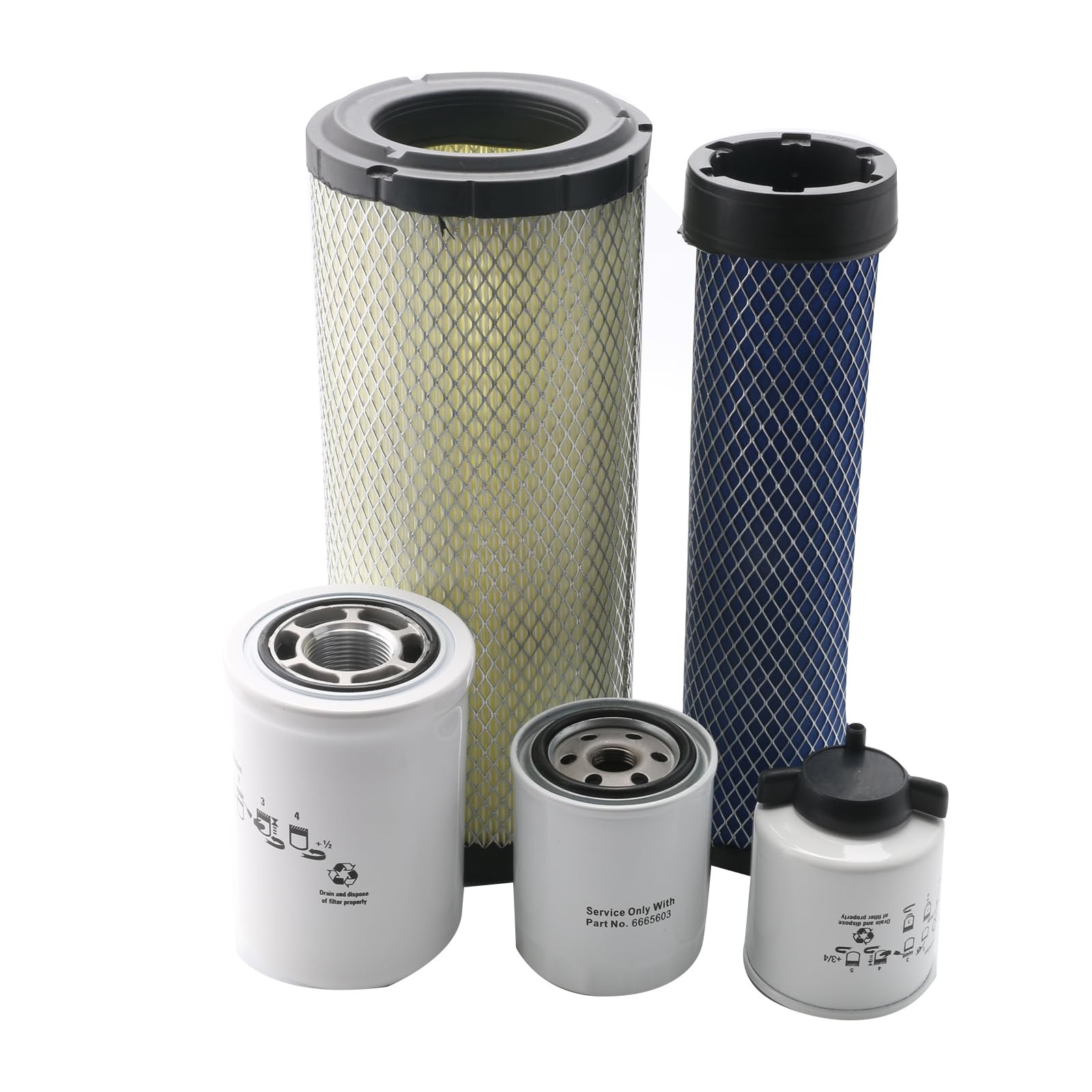 HLBTK 6661248 6667352 6665603 6666375 6666376 Maintenance Filter Kit Fits for…