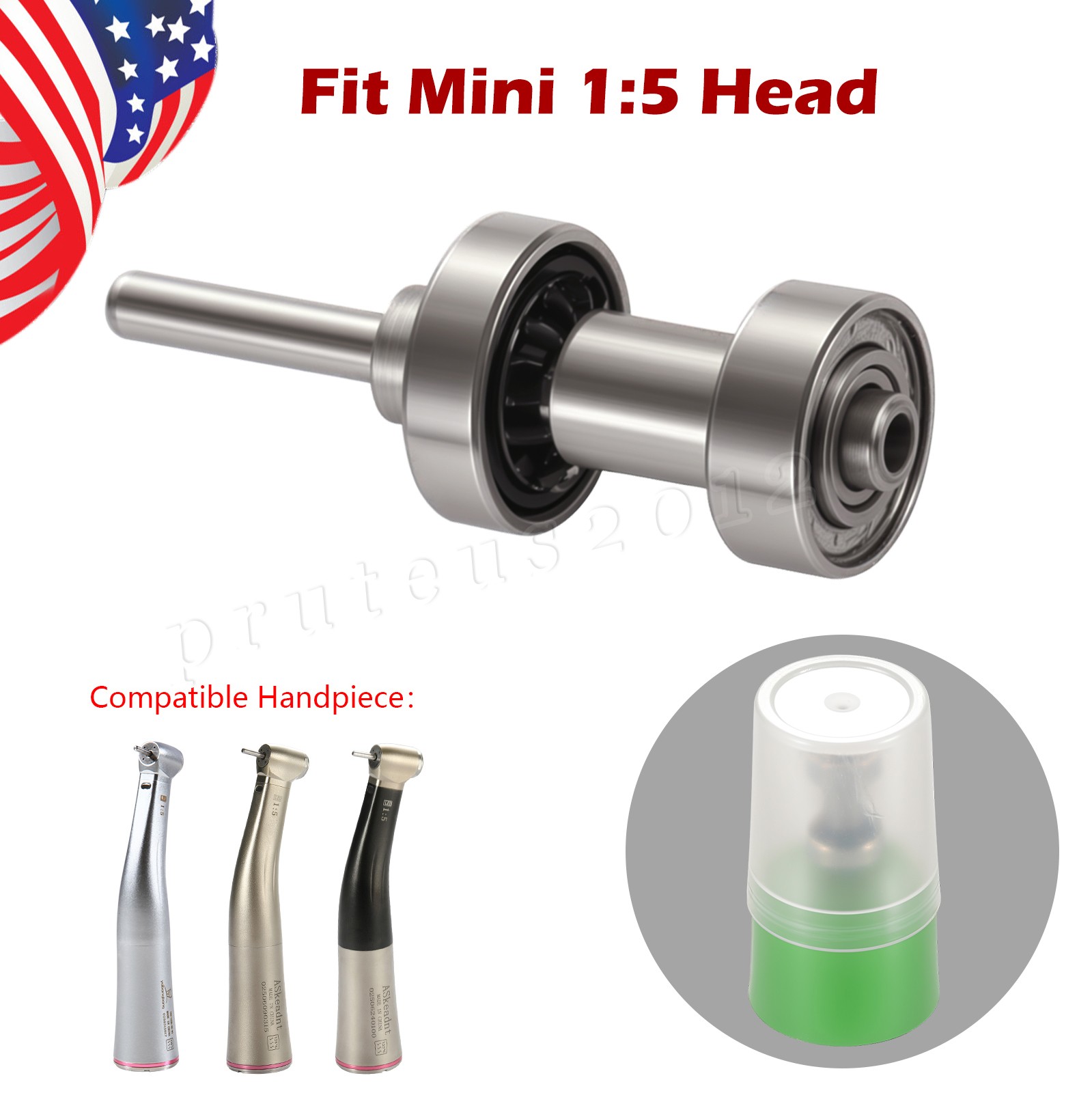 Dental Cartridge Canister Spare Rotor for Yabangbang LED Mini 1:5 Handpiece