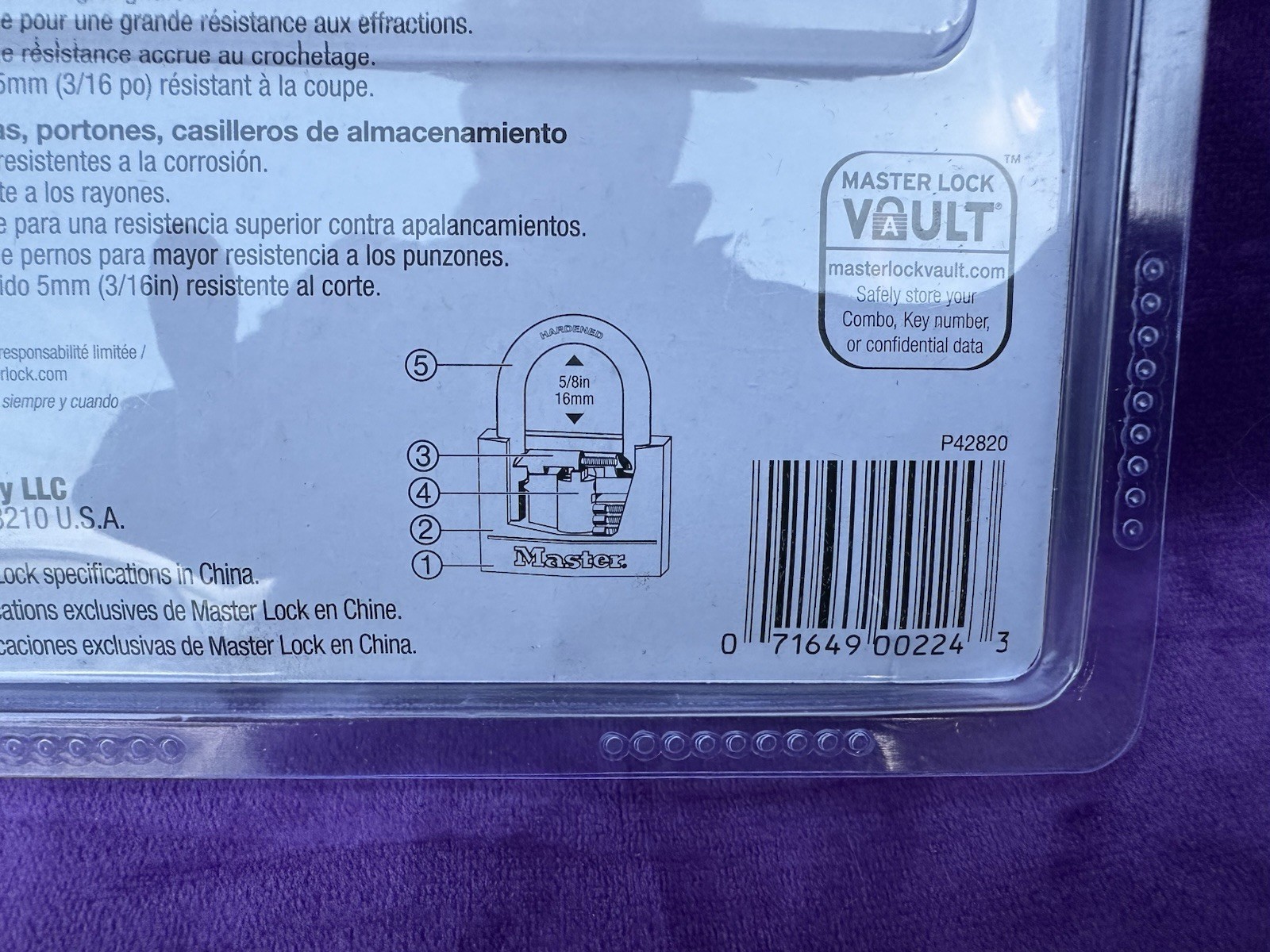 Master Lock 4 Pack Black Padlocks Indoor Outdoor Keyed Alike Security Lock – NEW