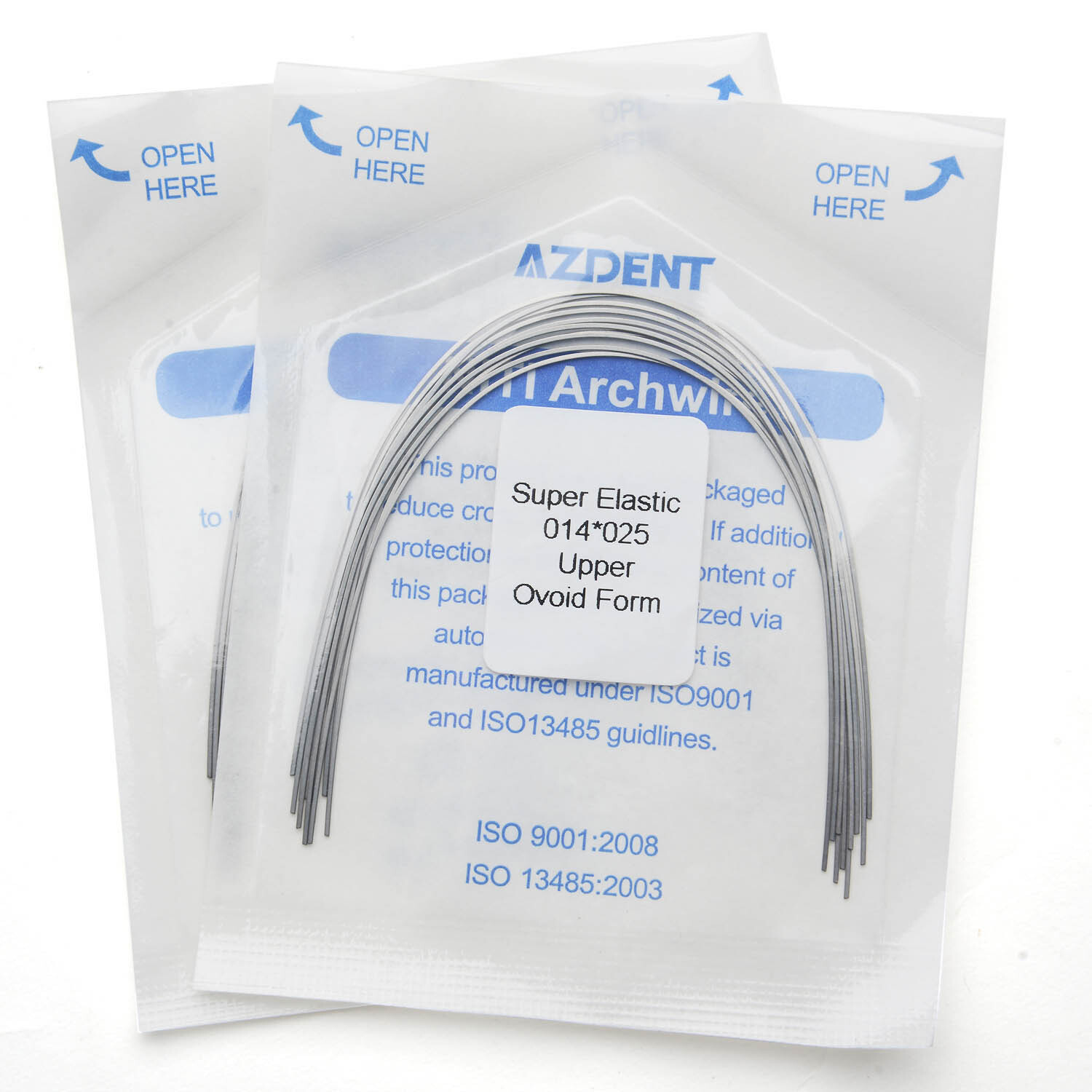 20Packs Dental Ortho Arch Wire NIti Rectangular Ovoid Natural Super Elastic all