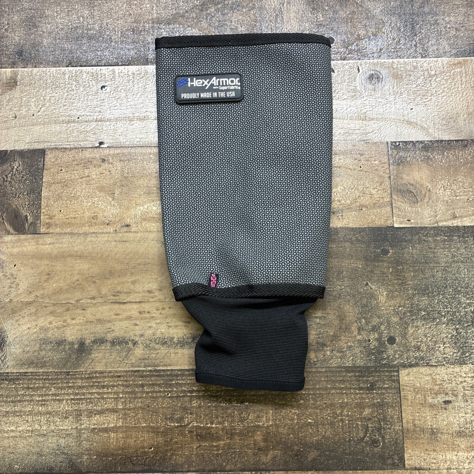 HexArmor 11″ Arm Guard Cut-Resistant Sleeve SZ XXL Gray/Black Super Fabric Elite