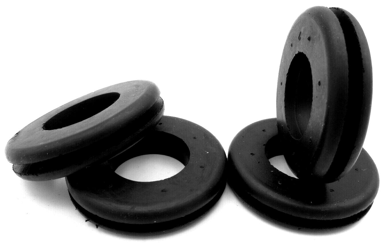 1 1/8″ Hole Fit Rubber Grommet Wiring Bushing For 1/8″ Thick Panel, Has 7/8″ ID
