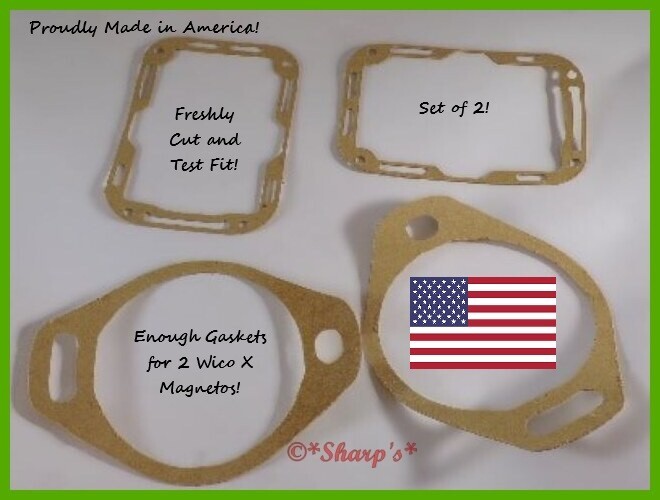 A5272R 5618 * Wico X Magneto Cap Gaskets w/ Mounting Gaskets * John Deere * SET