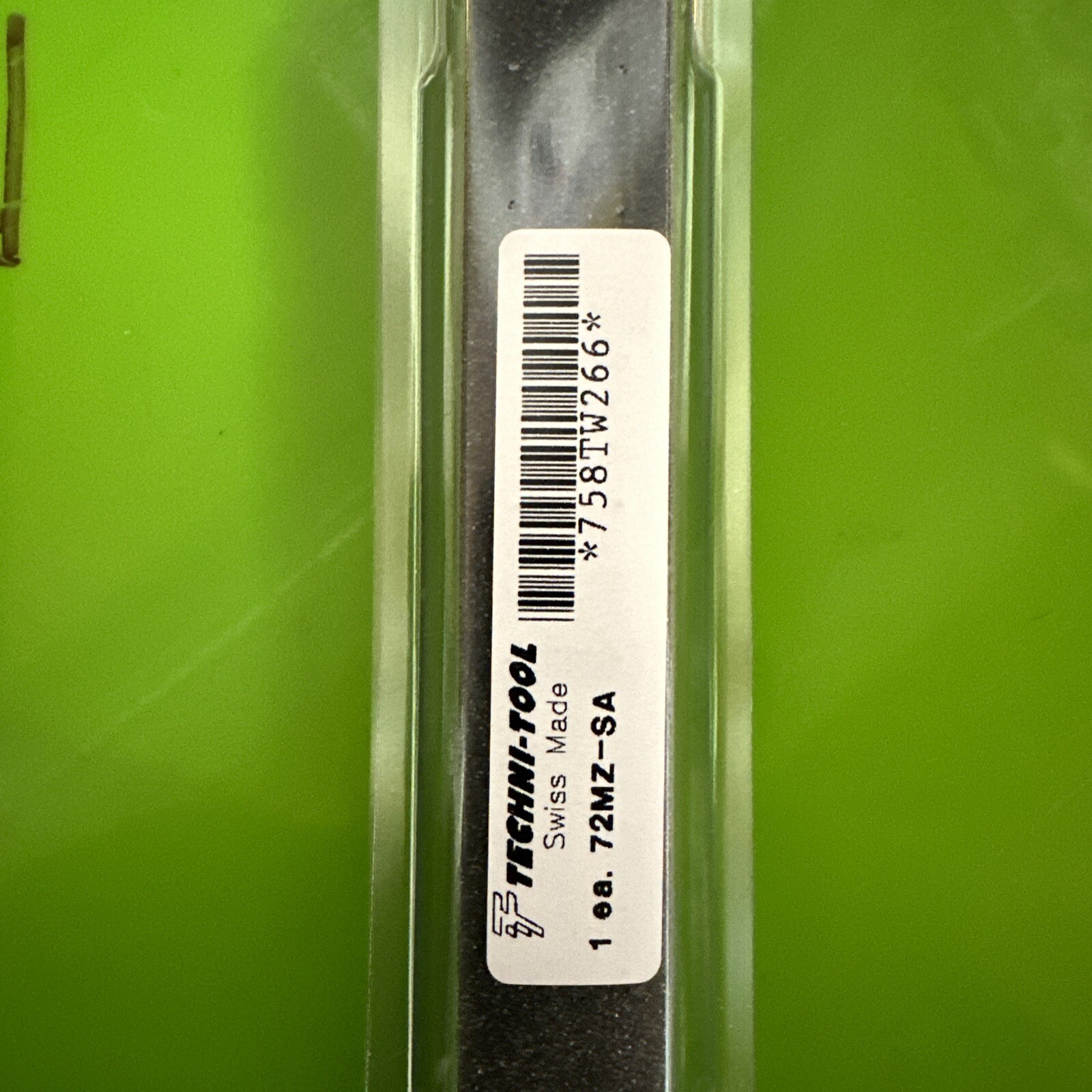 Techni-Tool 758TW266 5.3′ Ceramic Tip Tweezers, Style 72, Zirconia Tips A72MZ,
