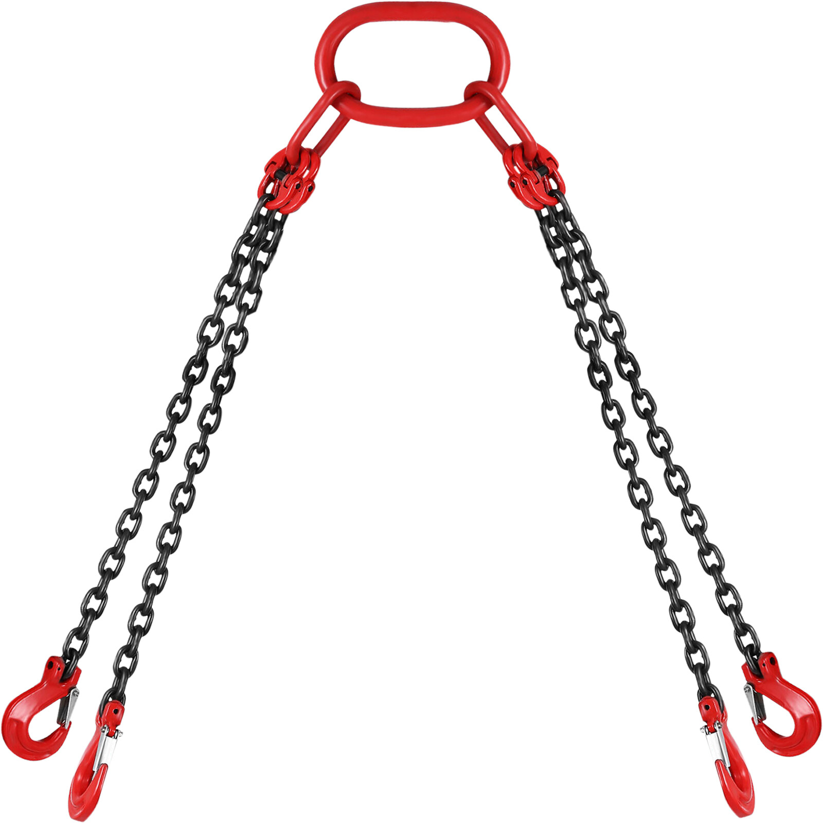VEVOR 5/16″ 5FT Chain Sling 4 Legs with Sling Hooks G80 Lifting Chain Sling