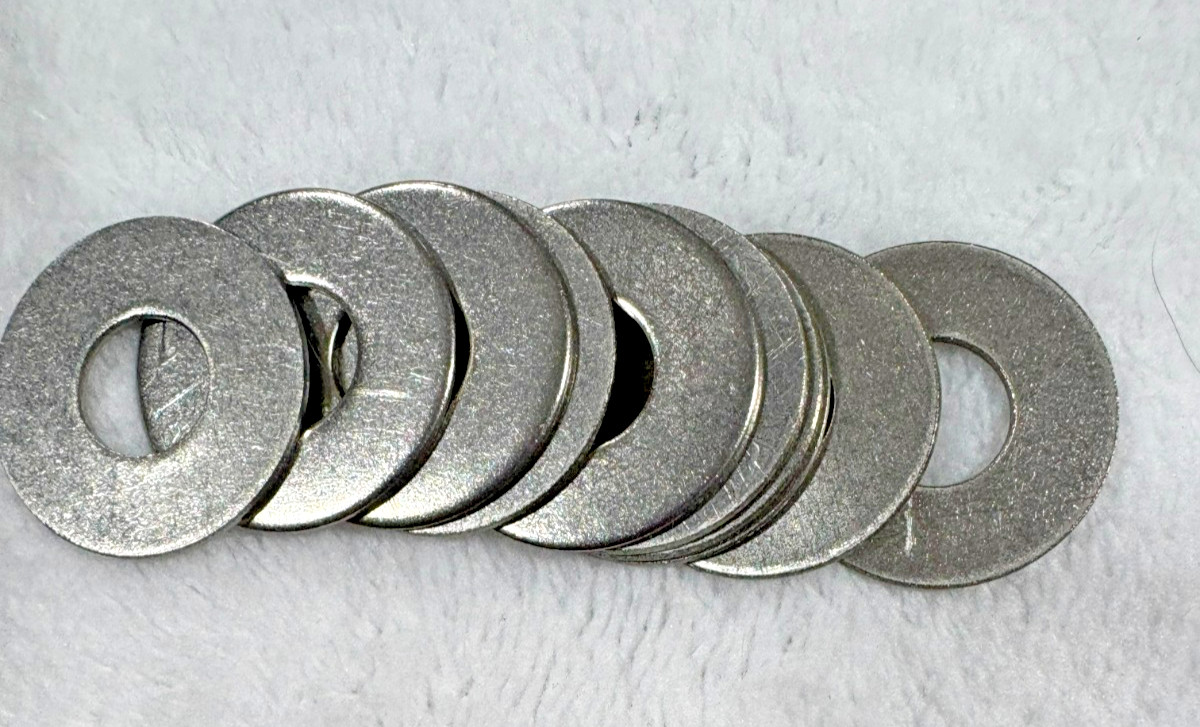 3/8″ x 1″ x .043 FENDER WASHER 18-8 Stainless Steel 10 pcs
