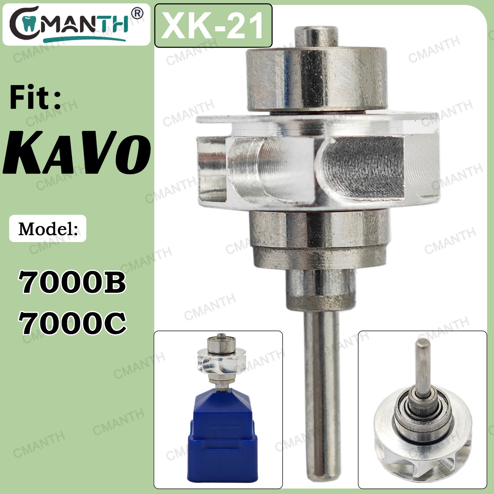 Dental Turbine Cartridge Replacement Air Rotor Fit For KAVO High Speed Handpiece