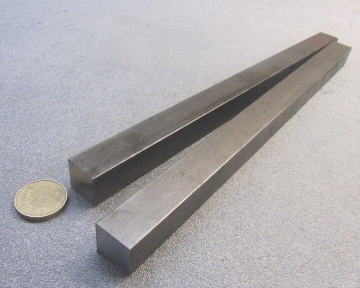 Square 4140 Alloy Steel Annealed Bars, 3/4″ x 3/4″ Wide x 12″ Length, 2 Pcs