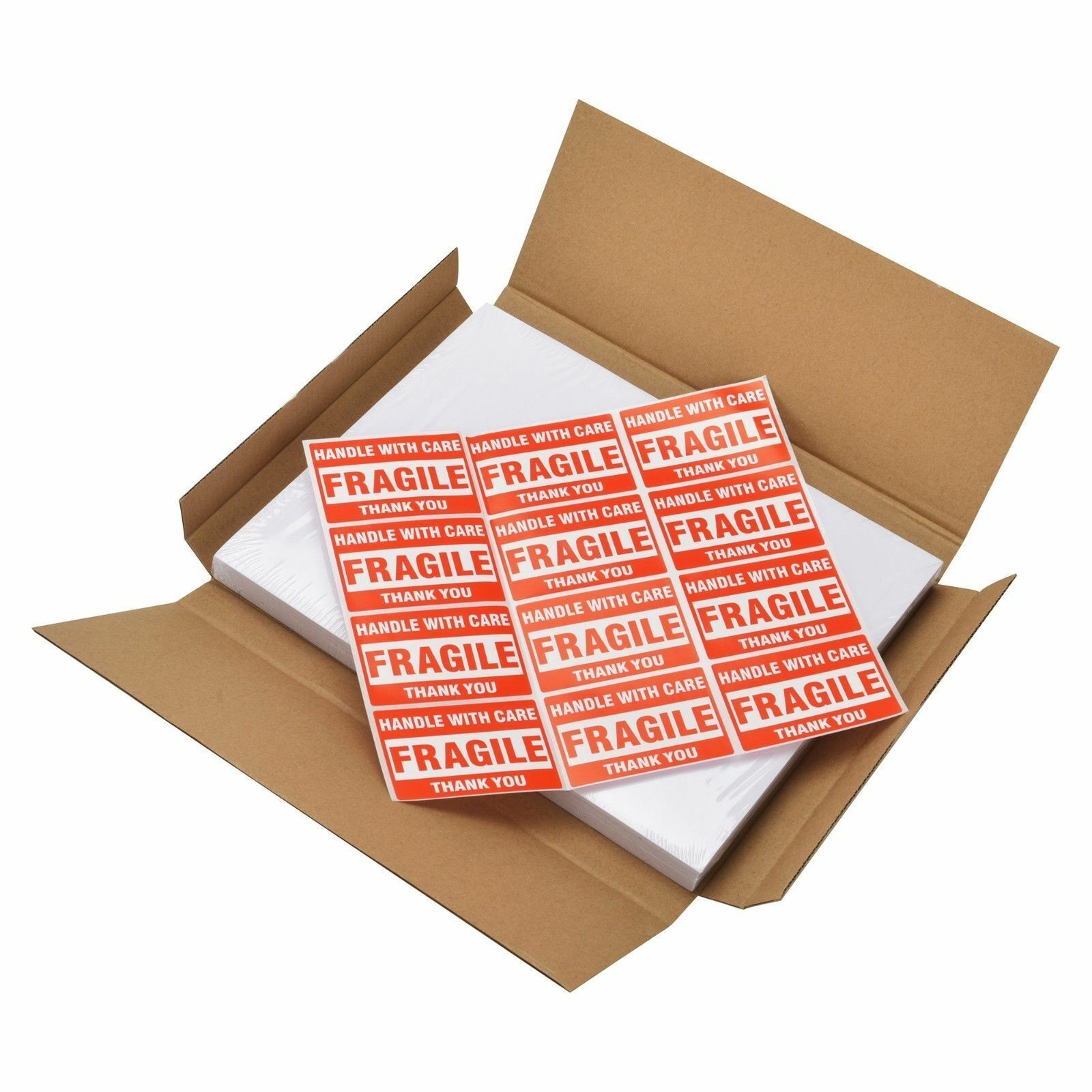 4000 Mailing Shipping Labels 8.5″x5.5″ Round Corner Half Sheet Self Adhesive USA