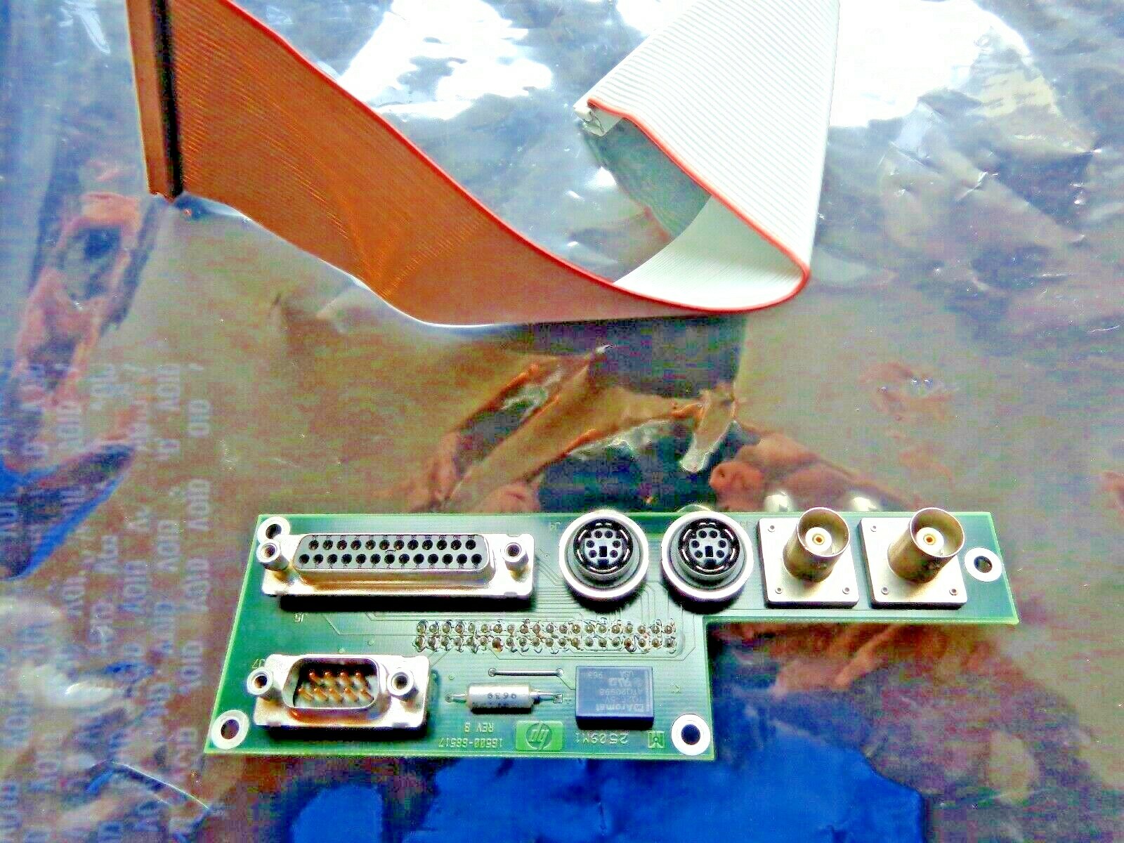 HP/AGILENT 16500-66517 I/O BOARD ASSEMBLY/RIBBON CABLE