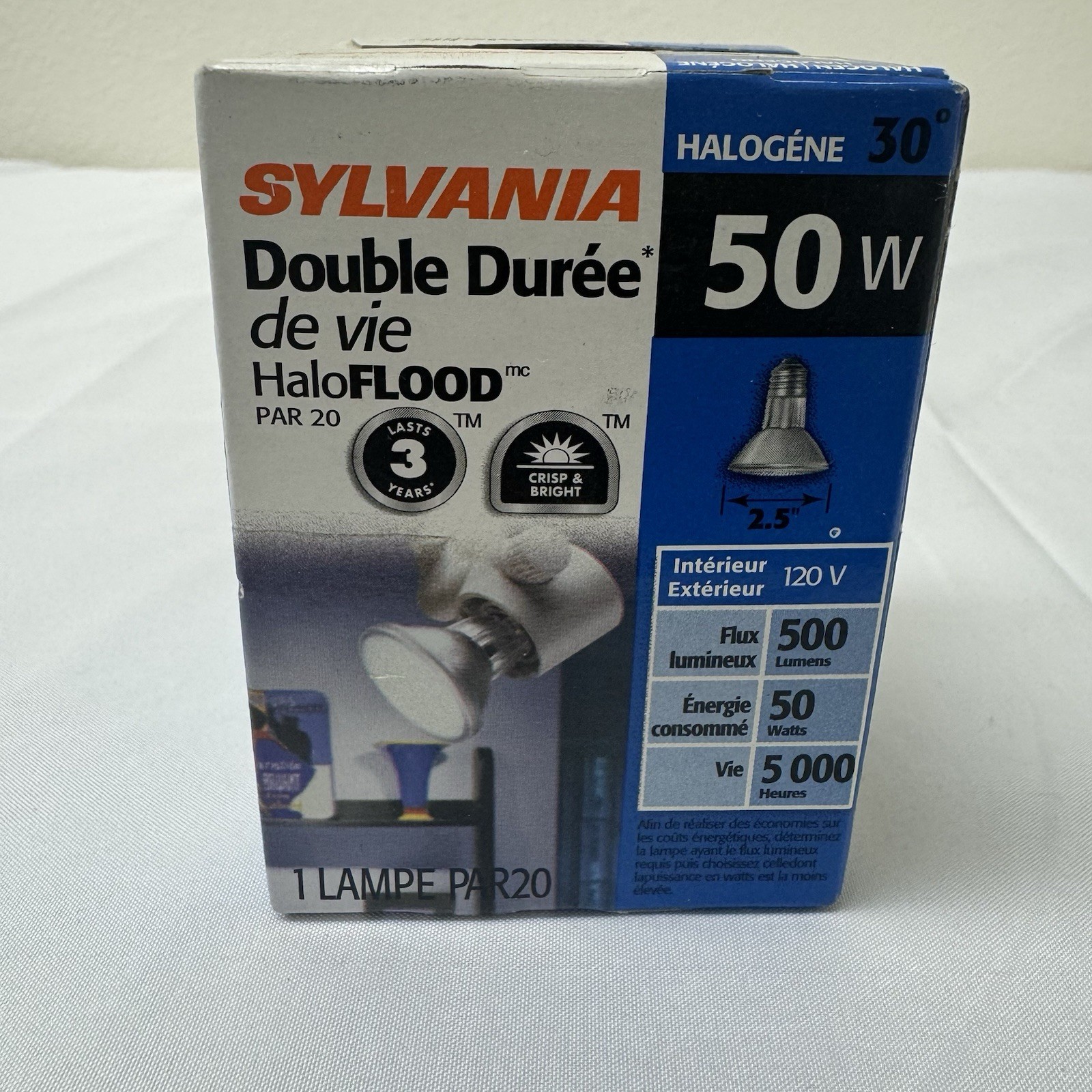 Sylvania PAR 20 Replacement Halogen Lamp Bulb 50W 30° Indoor Outdoor