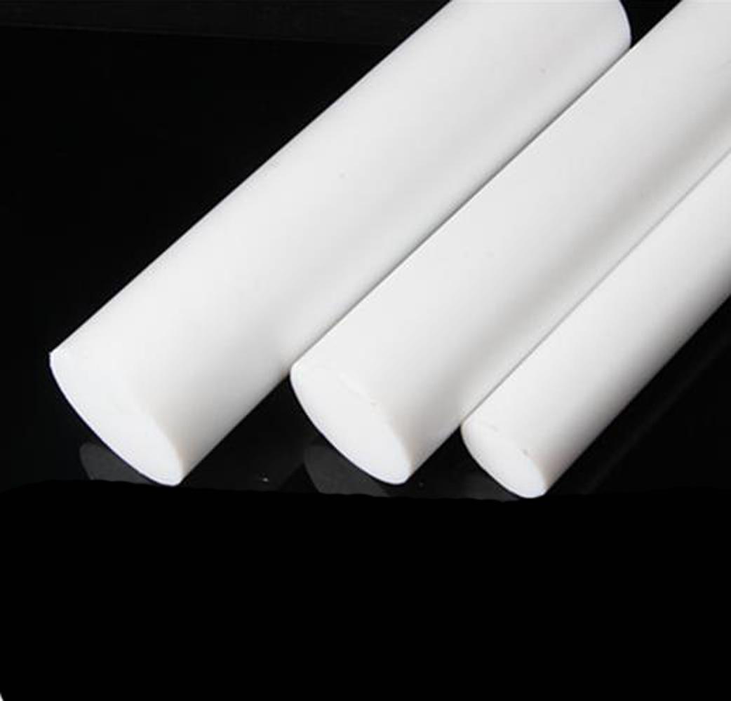 2pcs Dia 0.78″ (20mm) Long 4″ (100mm) Polytetrafluoroethylene PTFE Round Rod Bar