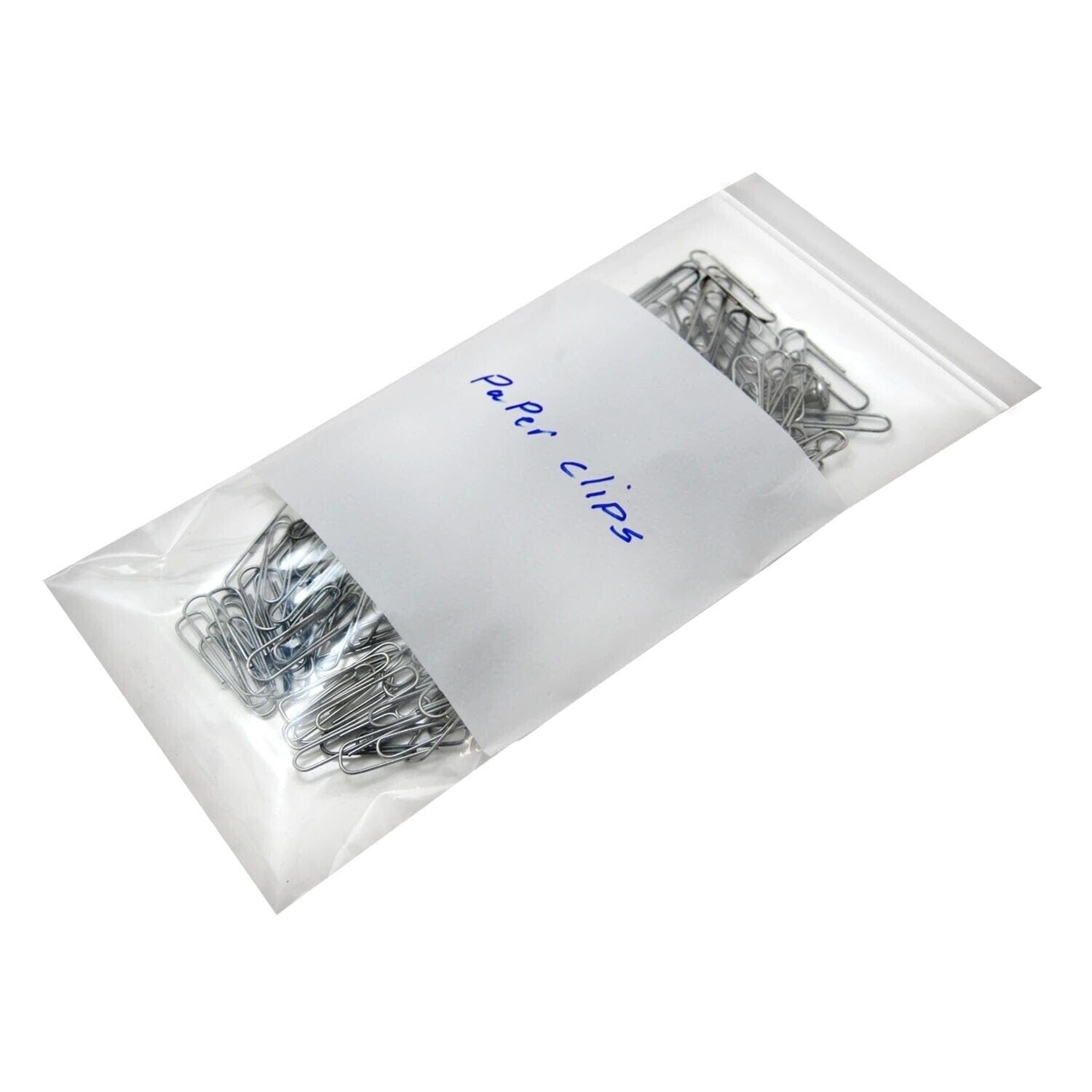 500/PCS White Block 3″x5″ Clear Reclosable Seal Bag Plastic Zip Lock Bags 2Mil