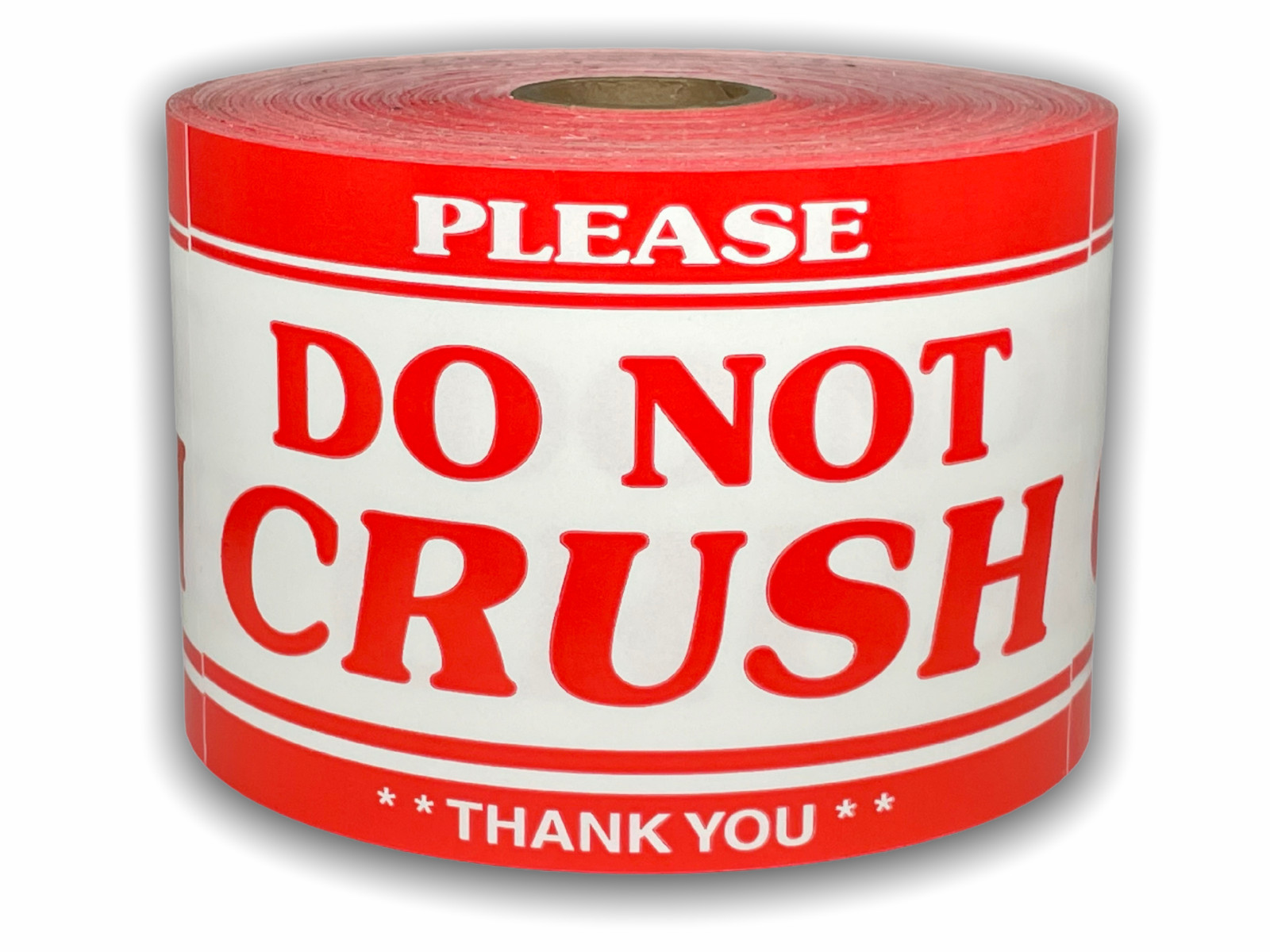 3×5-in Do Not Crush / Please Thank You Labels Large Pallet Stickers 2 RLS 300 EA