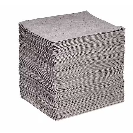 Spilltech Gp-S Sorbent Pad, 35 Gal, 15 In X 18 In, Universal, Gray,