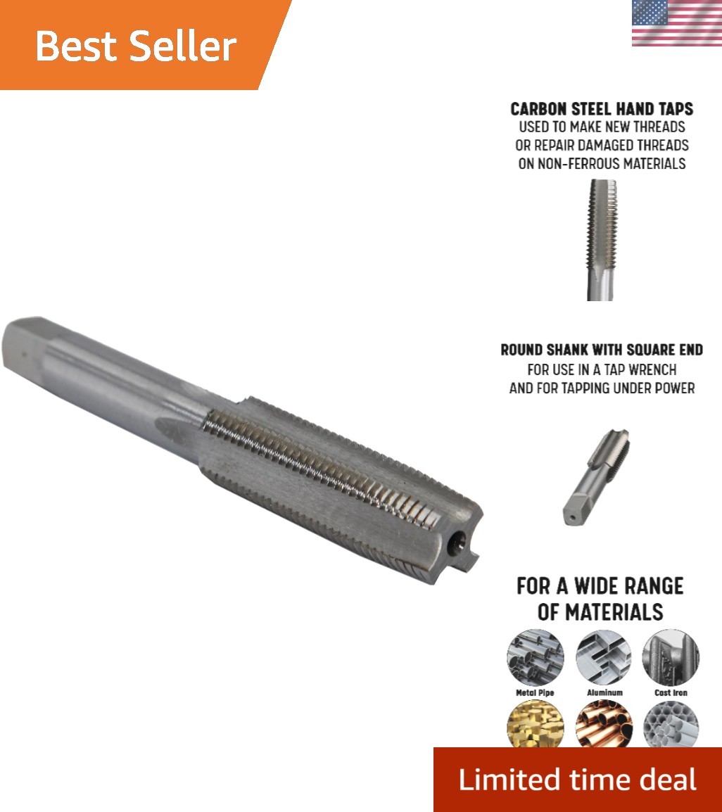 Lightweight 5/8″-11 Carbon Steel Plug Tap – Essential Tool for Tapping Projects