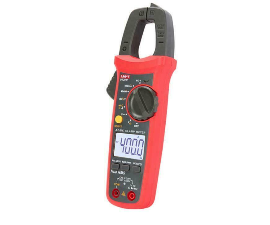 UNI-T UT203+ Digital Handheld Clamp Meter AC DC Current Tester 400-600A,True ✦Kd