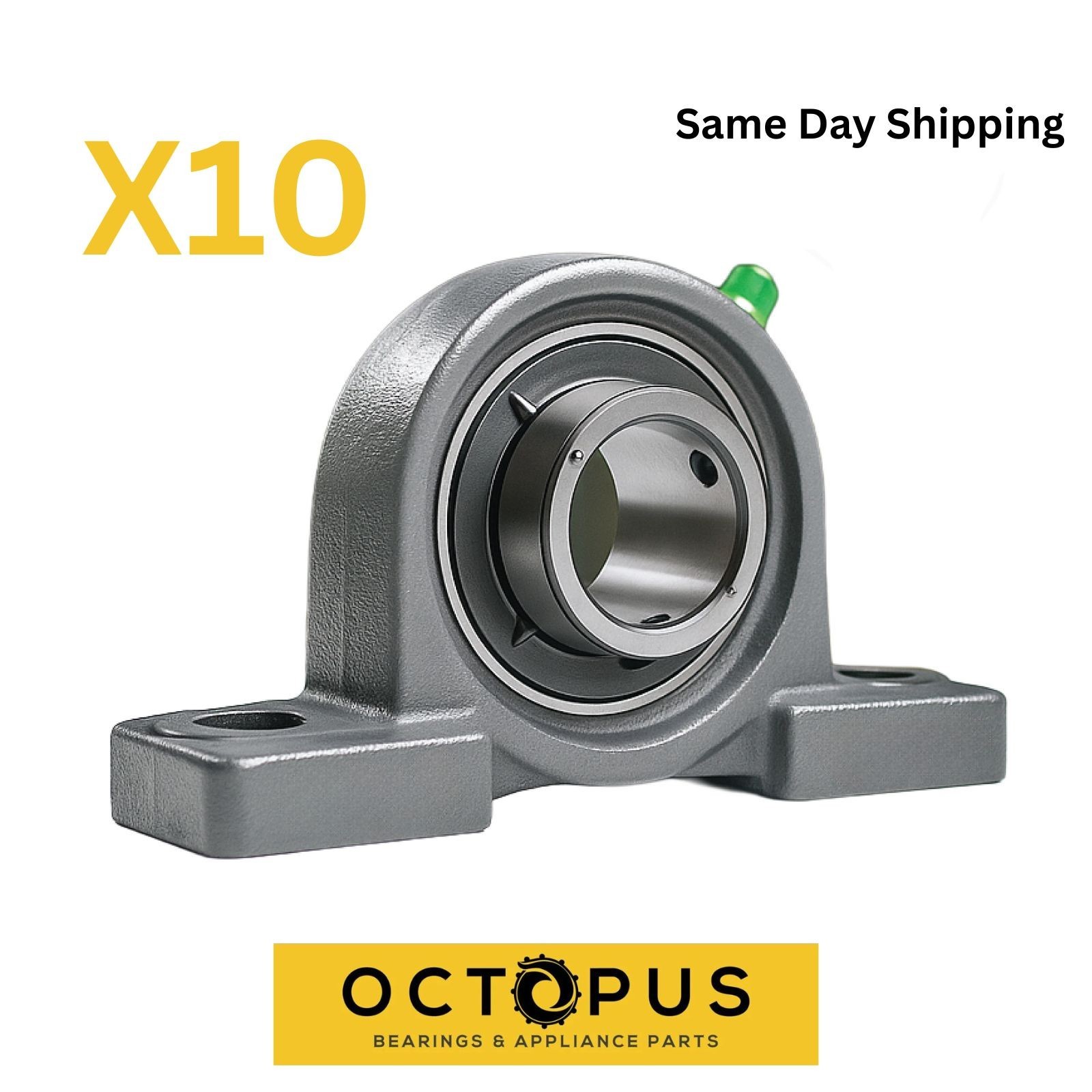UCP215-47 Pillow Block Bearing 2-15/16″ Bore 2-Bolt Self-Aligning 10PCS