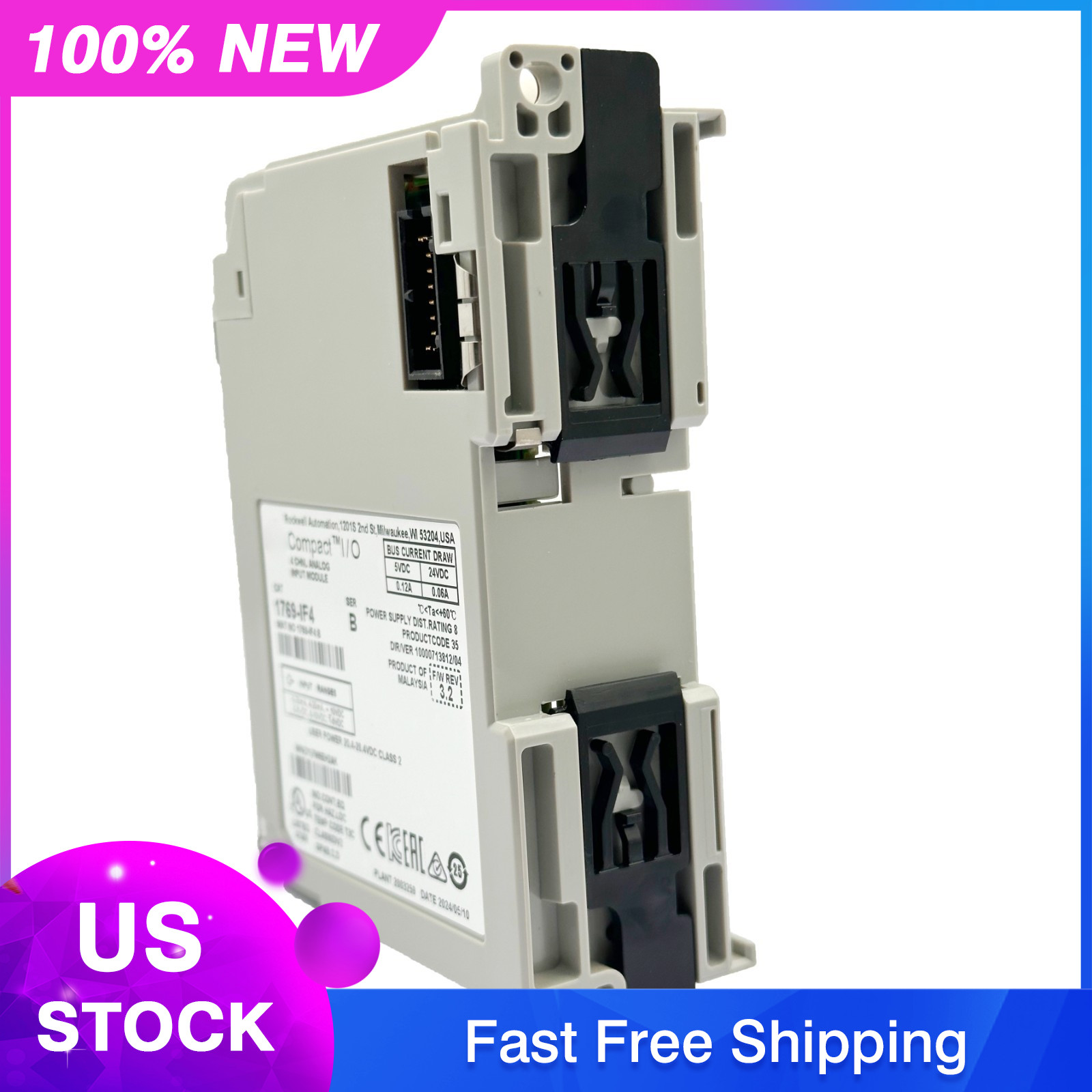 NEW Allen-Bradley 1769-IF4 1769IF4 CompactLogix 4-Ch Input Module
