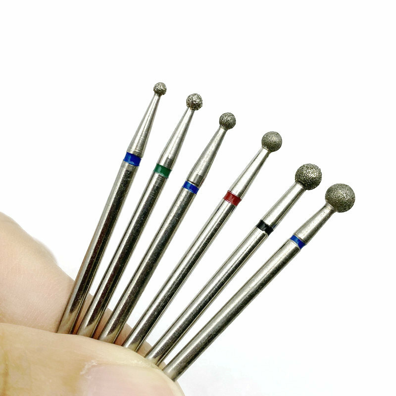 1pc 2.35mm Diamond For Manicure Cutter Dental Polish Burs Dental Lab Polisher kk