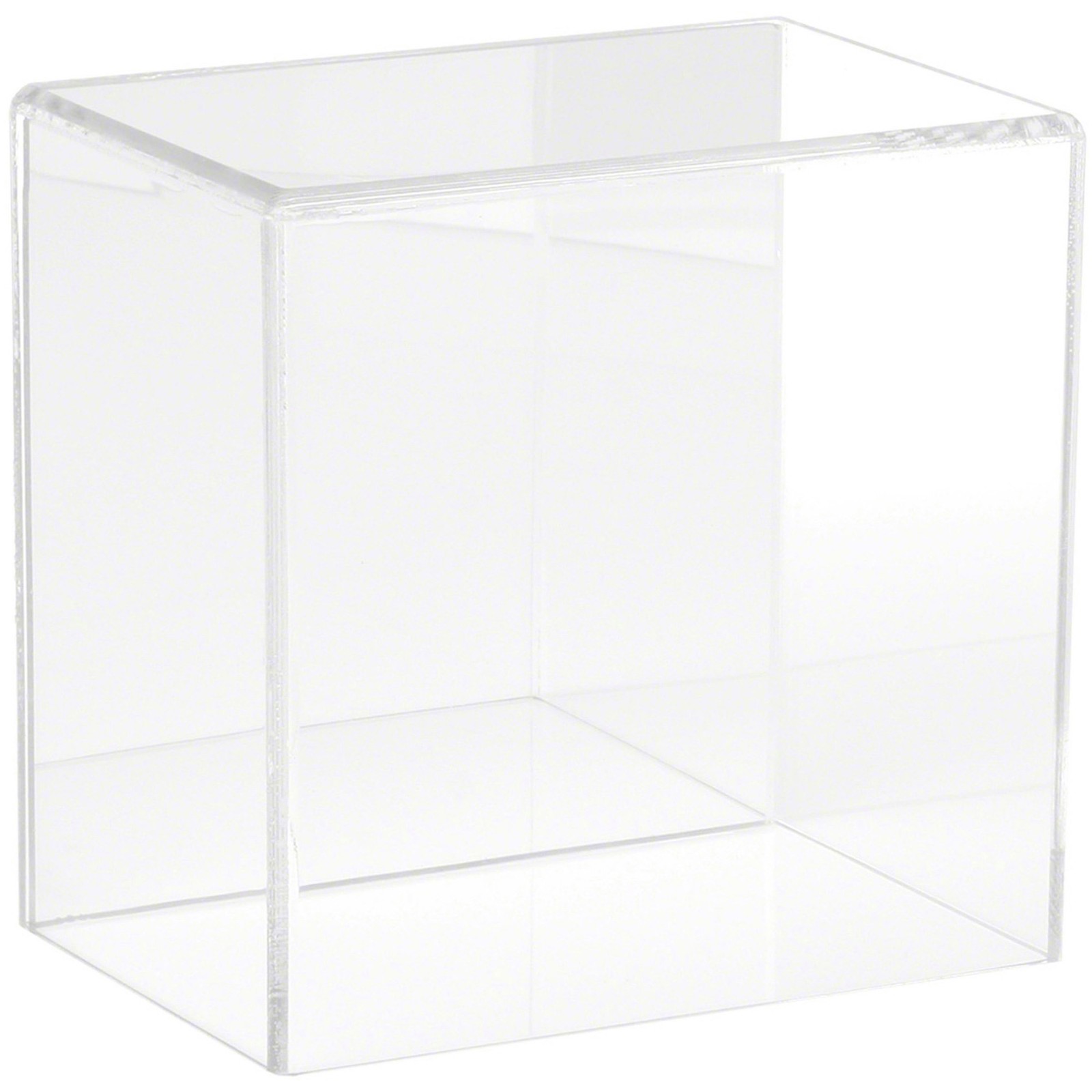 Plymor Brand Acrylic Display Case with No Base (Mirrored), 6″ W x 4″ D x 6″ H